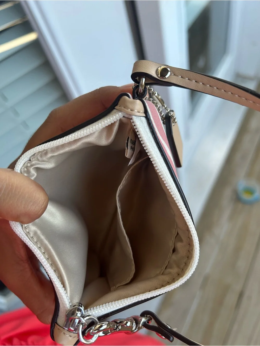 Coach Y2K Zebra-Print Wristlet